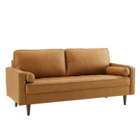 Modway EEI-4633-TAN Tan Valour Leather Sofa