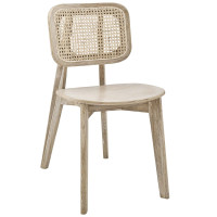 Modway EEI-4645-GRY Habitat Wood Dining Side Chair Gray
