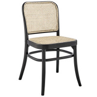 Modway EEI-4646-BLK Winona Wood Dining Side Chair Black
