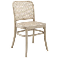 Modway EEI-4646-GRY Winona Wood Dining Side Chair Gray