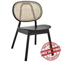 Modway EEI-4649-BLK Malina Wood Dining Side Chair Black