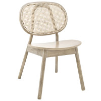 Modway EEI-4649-GRY Malina Wood Dining Side Chair Gray