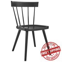 Modway EEI-4650-BLK Sutter Wood Dining Side Chair Black