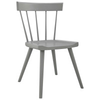 Modway EEI-4650-LGR Sutter Wood Dining Side Chair Light Gray