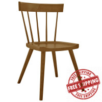 Modway EEI-4650-WAL Sutter Wood Dining Side Chair Walnut