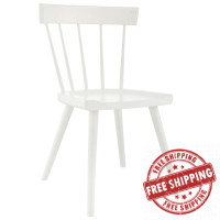 Modway EEI-4650-WHI Sutter Wood Dining Side Chair White