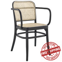Modway EEI-4651-BLK Winona Wood Dining Chair Black