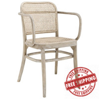 Modway EEI-4651-GRY Winona Wood Dining Chair Gray
