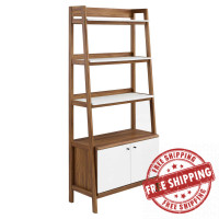 Modway EEI-4656-WAL-WHI Walnut White Bixby 33