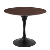 Modway EEI-4862-BLK-CHE Black Cherry Walnut Lippa 36