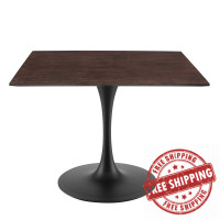 Modway EEI-4874-BLK-CHE Black Cherry Walnut Lippa 40