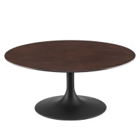 Modway EEI-4882-BLK-CHE Black Cherry Walnut Lippa 36