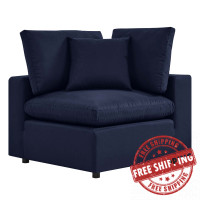 Modway EEI-4904-NAV Commix Overstuffed Outdoor Patio Corner Chair Navy