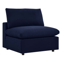 Modway EEI-4905-NAV Commix Sunbrella® Outdoor Patio Armless Chair Navy