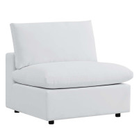 Modway EEI-4905-WHI Commix Sunbrella® Outdoor Patio Armless Chair White