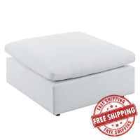 Modway EEI-4906-WHI Commix Sunbrella® Outdoor Patio Ottoman White