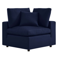 Modway EEI-4907-NAV Commix Sunbrella® Outdoor Patio Corner Chair Navy