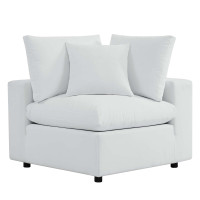 Modway EEI-4907-WHI Commix Sunbrella® Outdoor Patio Corner Chair White
