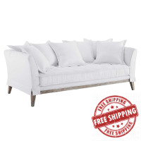 Modway EEI-4909-WHI Rowan Fabric Sofa White
