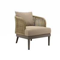 Modway EEI-4986-NAT-TAU Meadow Outdoor Patio Armchair Natural Taupe