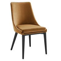 Modway EEI-5009-COG Viscount Performance Velvet Dining Chair Cognac