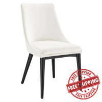 Modway EEI-5009-WHI Viscount Performance Velvet Dining Chair White