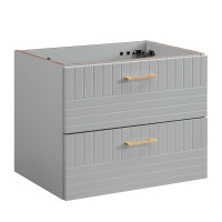 Modway EEI-5107-LGR Daybreak 24 Inch Wall-Mount Bathroom Vanity Light Gray