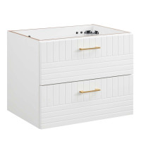 Modway EEI-5107-WHI Daybreak 24 Inch Wall-Mount Bathroom Vanity White