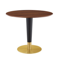 Modway EEI-5123-GLD-WAL Gold Walnut Zinque 36