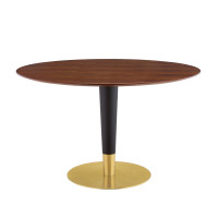 Modway EEI-5140-GLD-WAL Gold Walnut Zinque 47