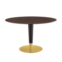 Modway EEI-5146-GLD-CHE Gold Cherry Walnut Zinque 47