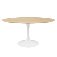 Modway EEI-5195-WHI-NAT Lippa 60