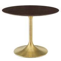 Modway EEI-5228-GLD-CHE Gold Cherry Walnut Lippa 40