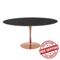 Modway EEI-5274-ROS-BLK Rose Black Lippa 60