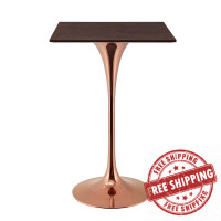 Modway EEI-5291-ROS-CHE Rose Cherry Walnut Lippa 28