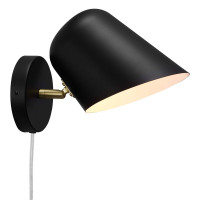 Modway EEI-5300-BLK Briana Swivel Wall Sconce Black