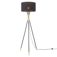 Modway EEI-5304-BLK-BLK Audrey Standing Floor Lamp Black Black