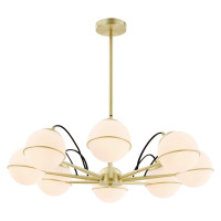 Modway EEI-5307-OPA-GLD Hanna 8-Light Chandelier Opal Gold