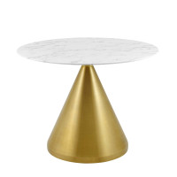Modway EEI-5335-GLD-WHI Gold White Tupelo 40