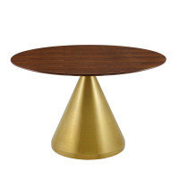 Modway EEI-5337-GLD-WAL Gold Walnut Tupelo 47