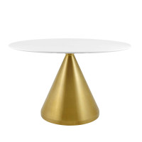 Modway EEI-5338-GLD-WHI Gold White Tupelo 48