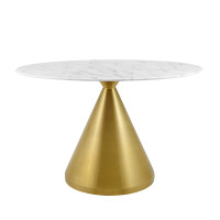Modway EEI-5340-GLD-WHI Gold White Tupelo 48