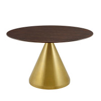 Modway EEI-5343-GLD-CHE Gold Cherry Walnut Tupelo 47