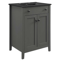 Modway EEI-5354-GRY-BLK Nantucket 24