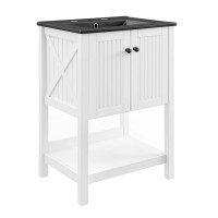 Modway EEI-5360-WHI-BLK Steam 24
