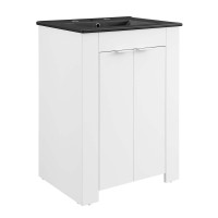 Modway EEI-5366-WHI-BLK Maybelle 24