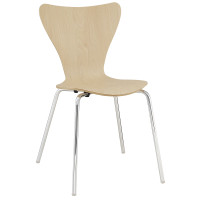 Modway EEI-537-NAT Ernie Dining Side Chair in Natural
