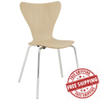 Modway EEI-537-NAT Ernie Dining Side Chair in Natural