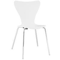 Modway EEI-537-WHI Ernie Dining Side Chair in White
