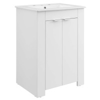 Modway EEI-5378-WHI-WHI White White Maybelle 24